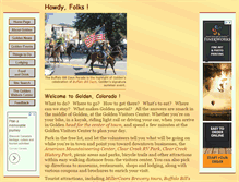 Tablet Screenshot of goldenvisitorsbureau.com